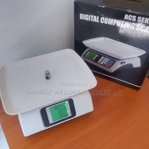 Table Top Weighing Scale Poultry Weigh Farm White Weighing Scales 40kg