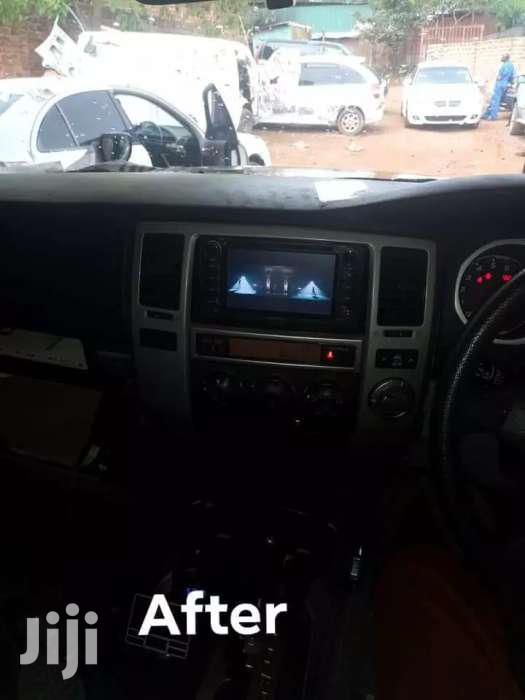 Car Radio Installation In Hilux Surf New Model.