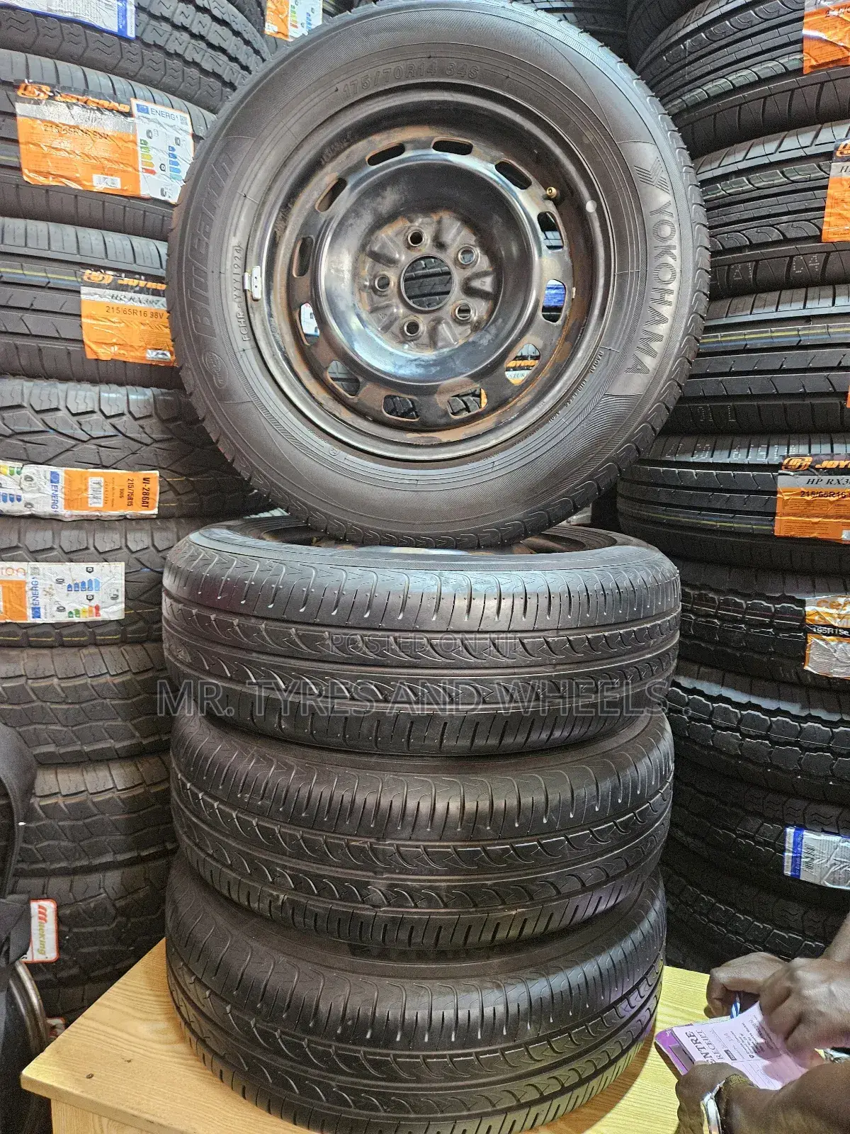 175 70 R14 Japan Tires With the Audinary Rims.