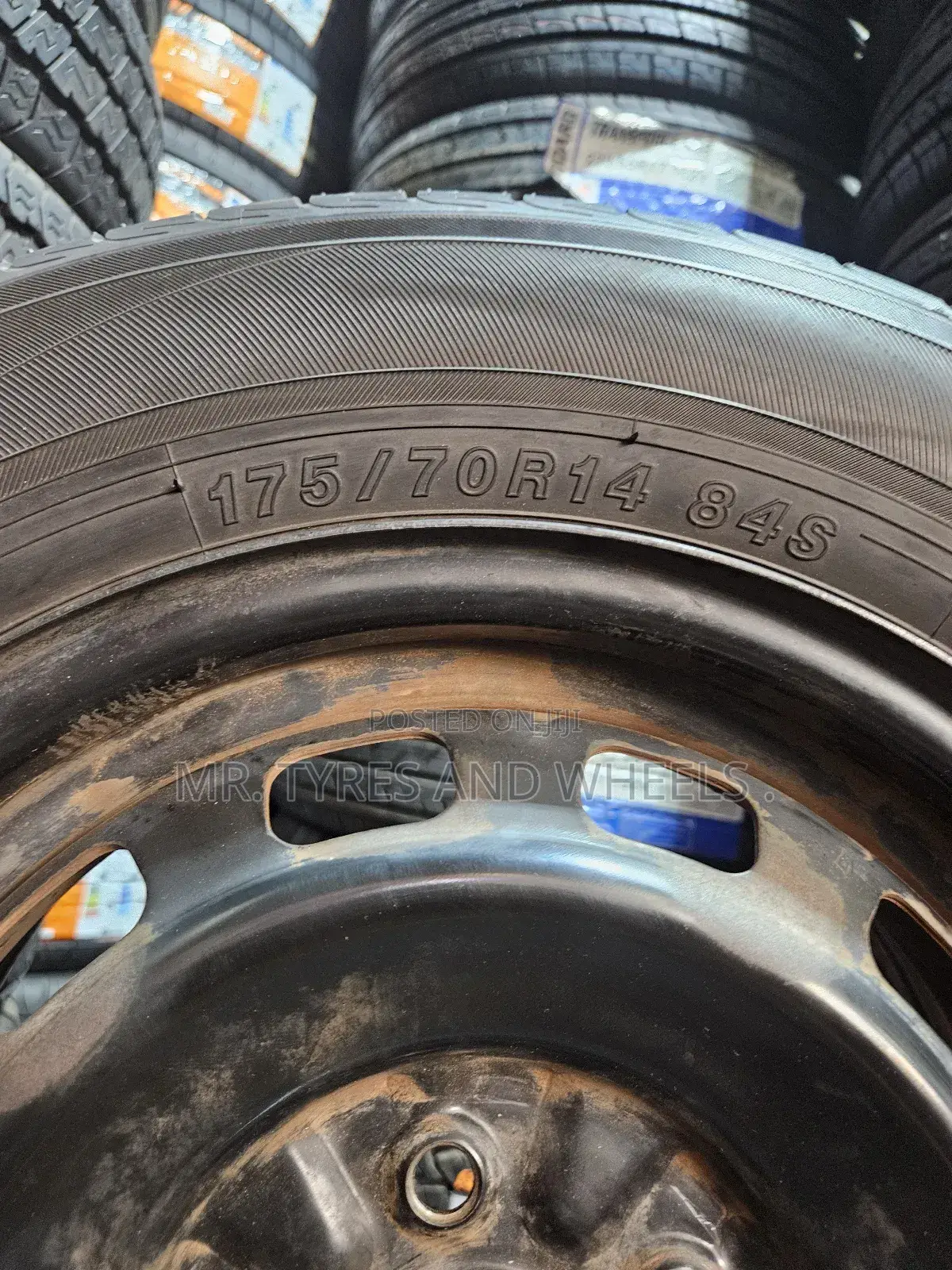 175 70 R14 Japan Tires With the Audinary Rims.