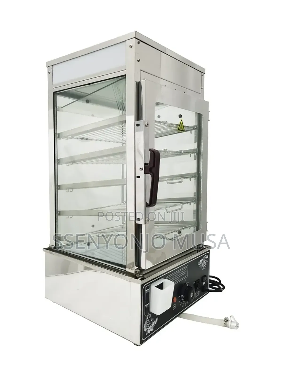 Commercial Bun Steamer - 5-Layer Electric Food Warmer.