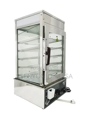 Commercial Bun Steamer - 5-Layer Electric Food Warmer.