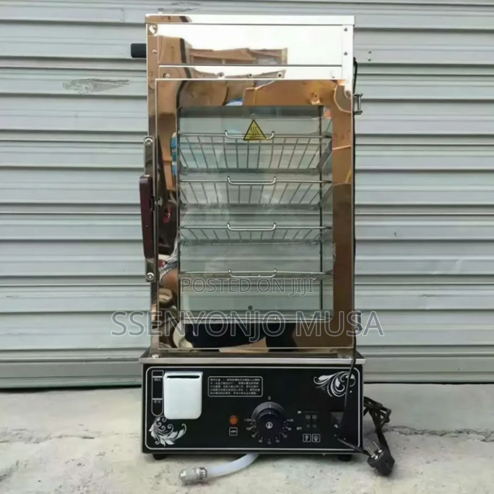 Commercial Bun Steamer - 5-Layer Electric Food Warmer.