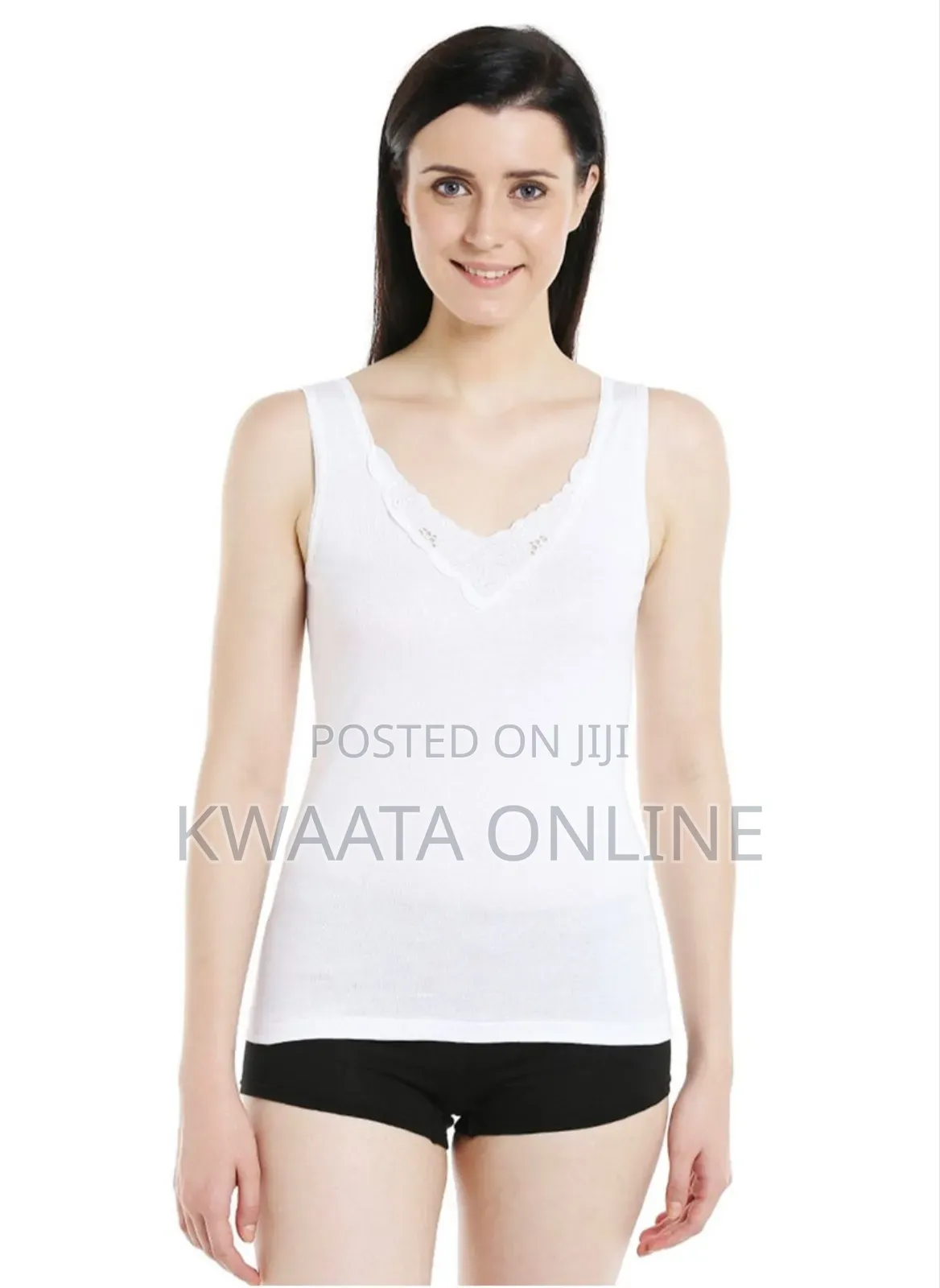 1 Piece Bugstone Vest 100% Ribbed Cotton Stretch Top