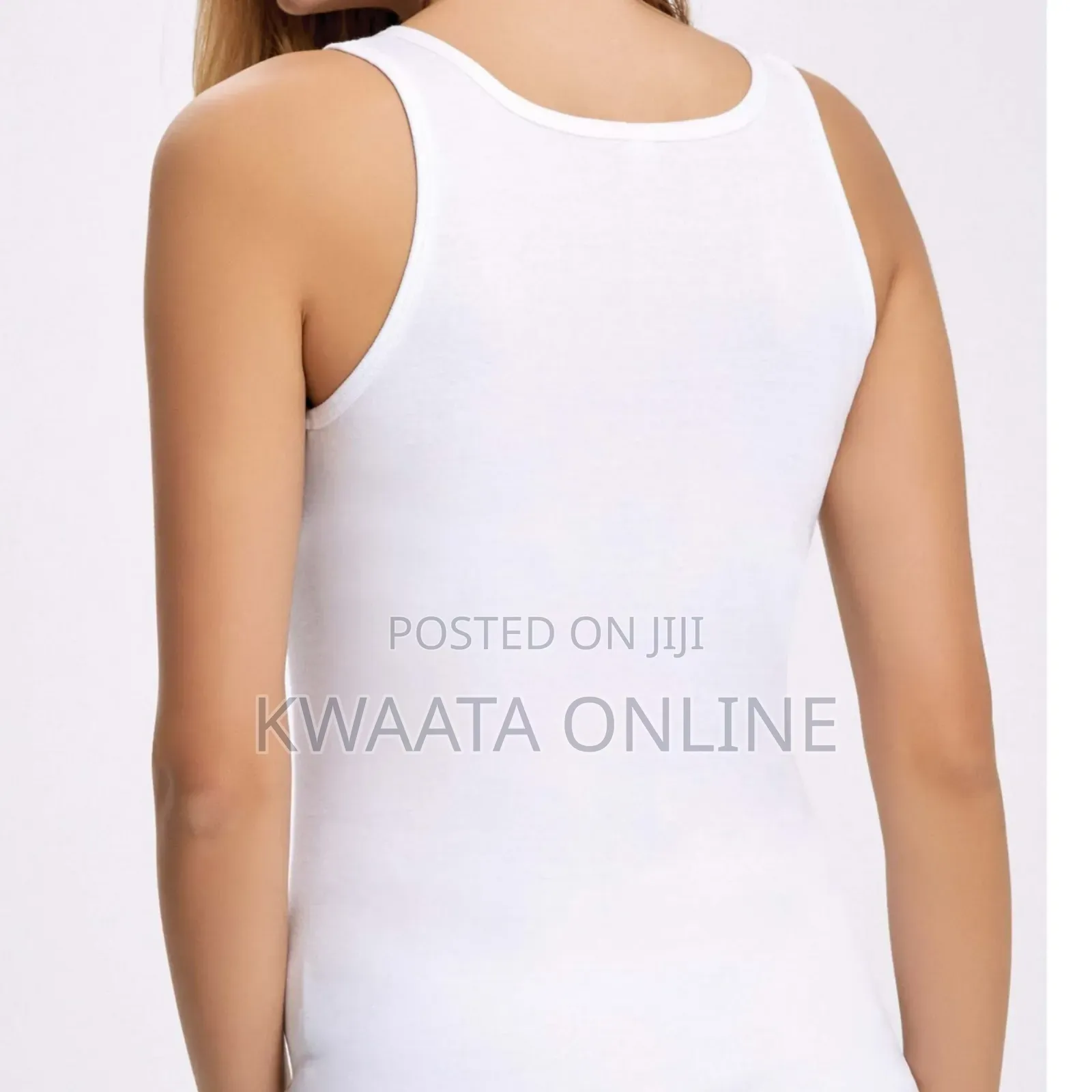 1 Piece Bugstone Vest 100% Ribbed Cotton Stretch Top