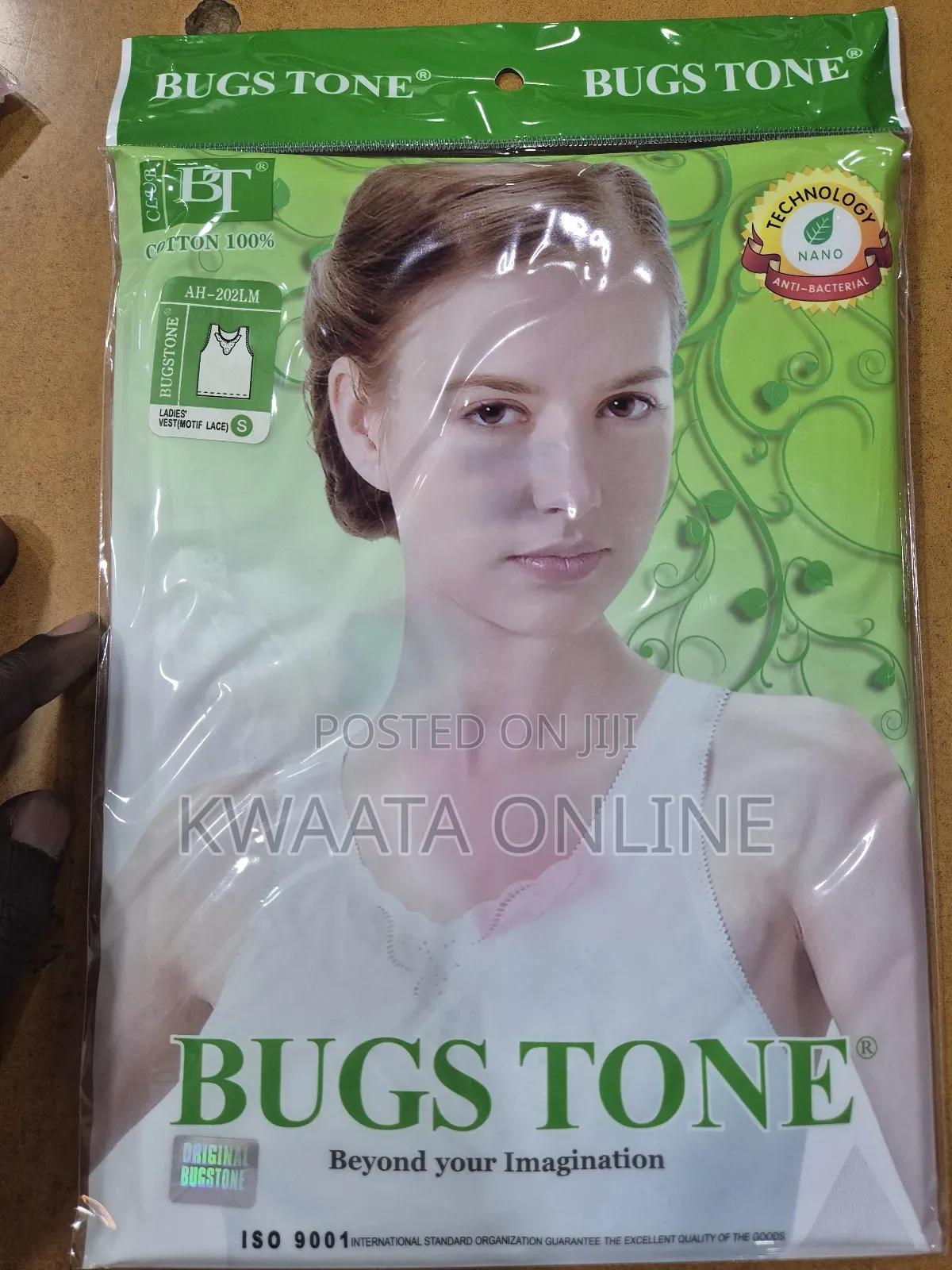 1 Piece Bugstone Vest 100% Ribbed Cotton Stretch Top