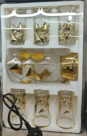 Water Set 6 Glasses and 1 Jag