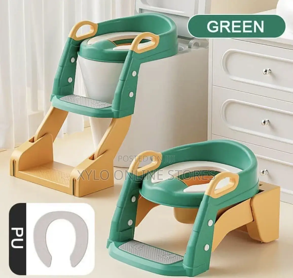 A Foldable Kids Ladder Toilet Training Seat at 100000shs