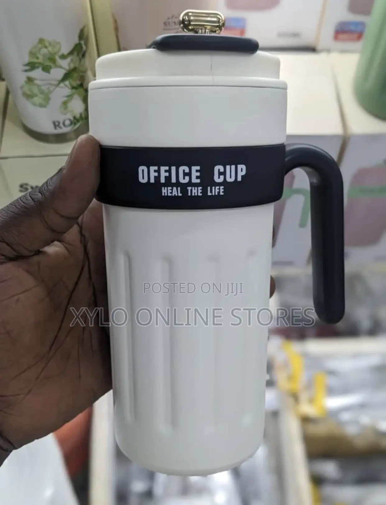 A Double Insulated Stainless Steel Office/Travel Mug
