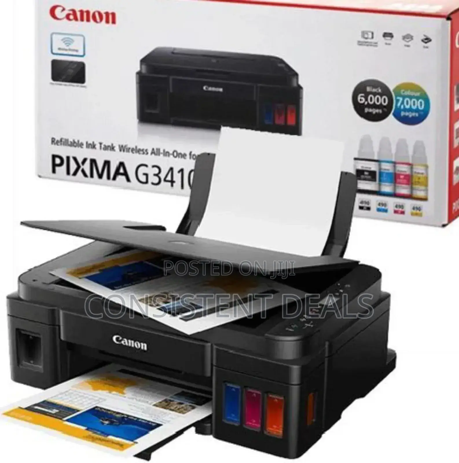 Canon Pixma G3410 Wireless All in One Printer