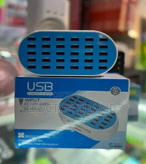 Original Usb Charging Station 30 Ports - Blue