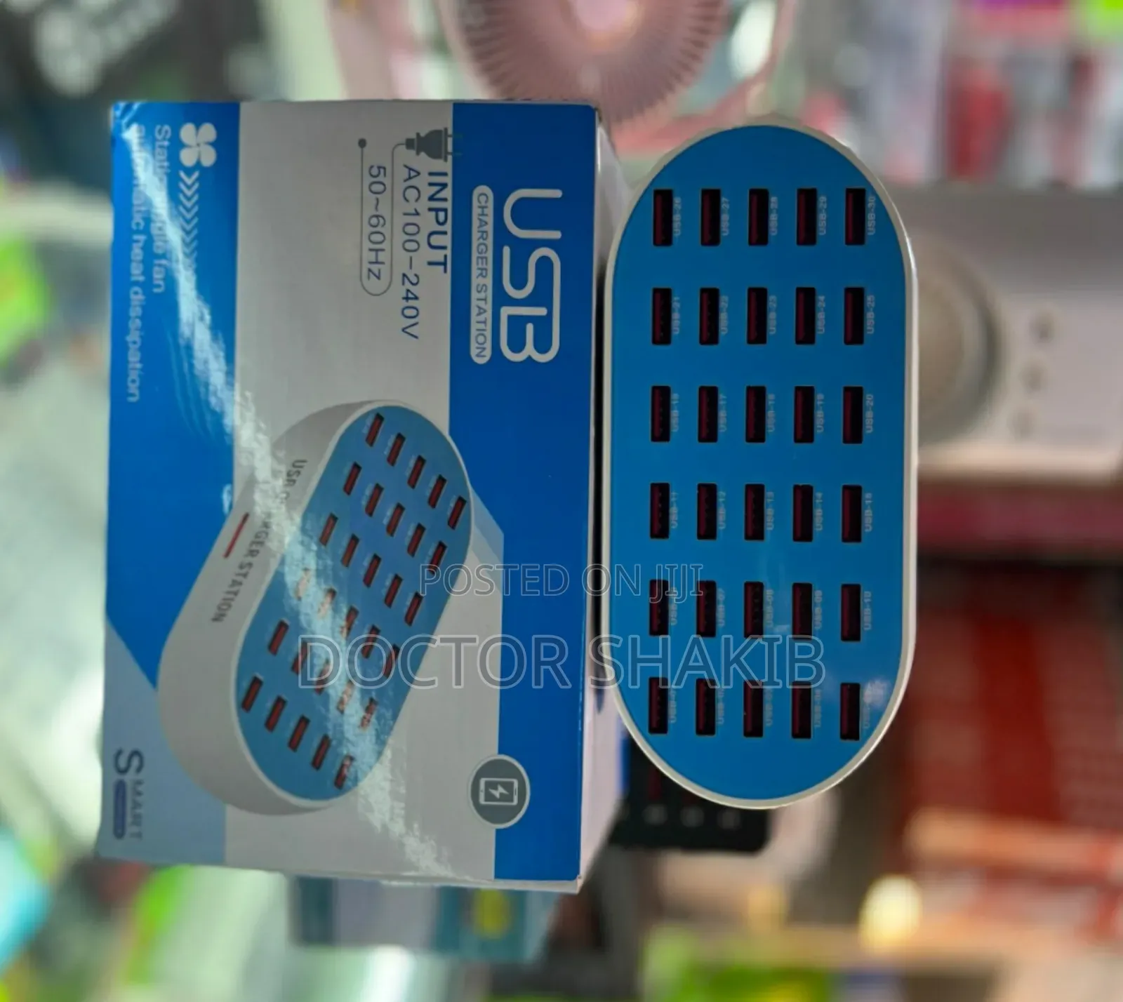Original Usb Charging Station 30 Ports - Blue