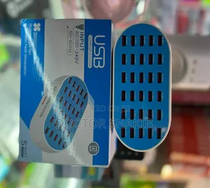 Original Usb Charging Station 30 Ports - Blue