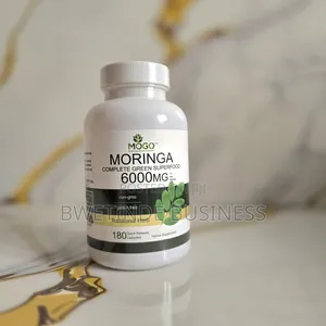Organic Moringa Powder Capsules,180 Capsules