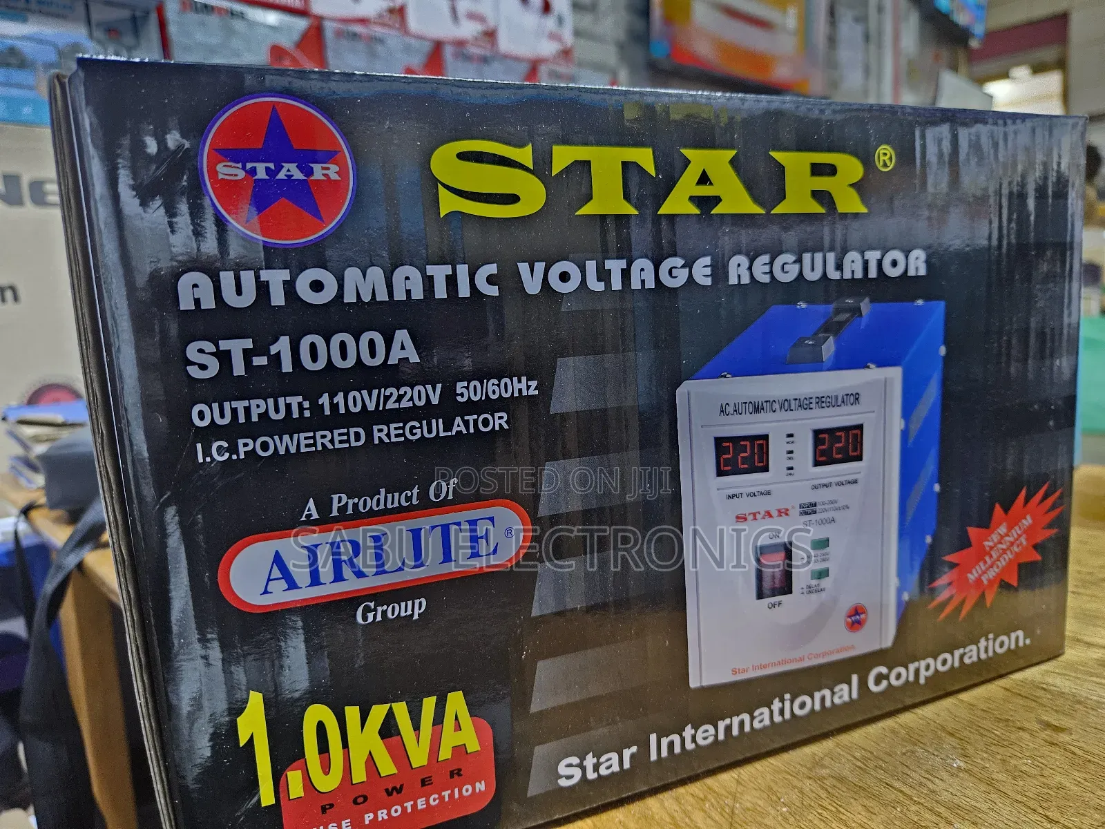 Protect Your Appliances –Star Voltage Regulator 1000va