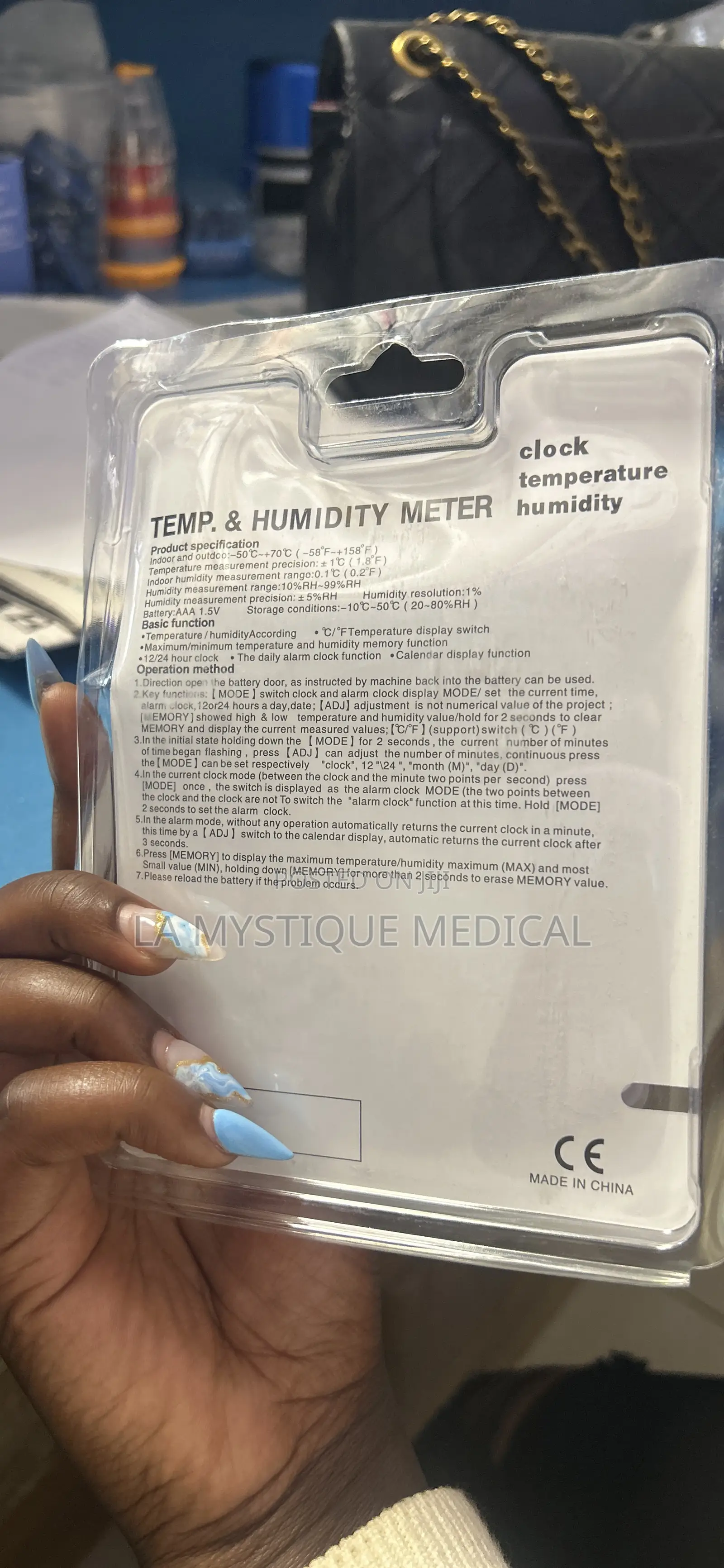 Temperature and Humidity Meter