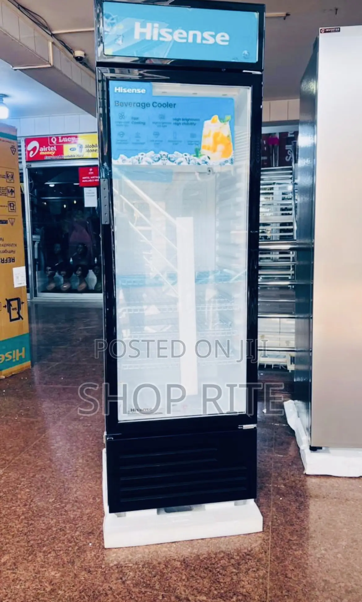 Hisense 370 Liters Display Refrigerator