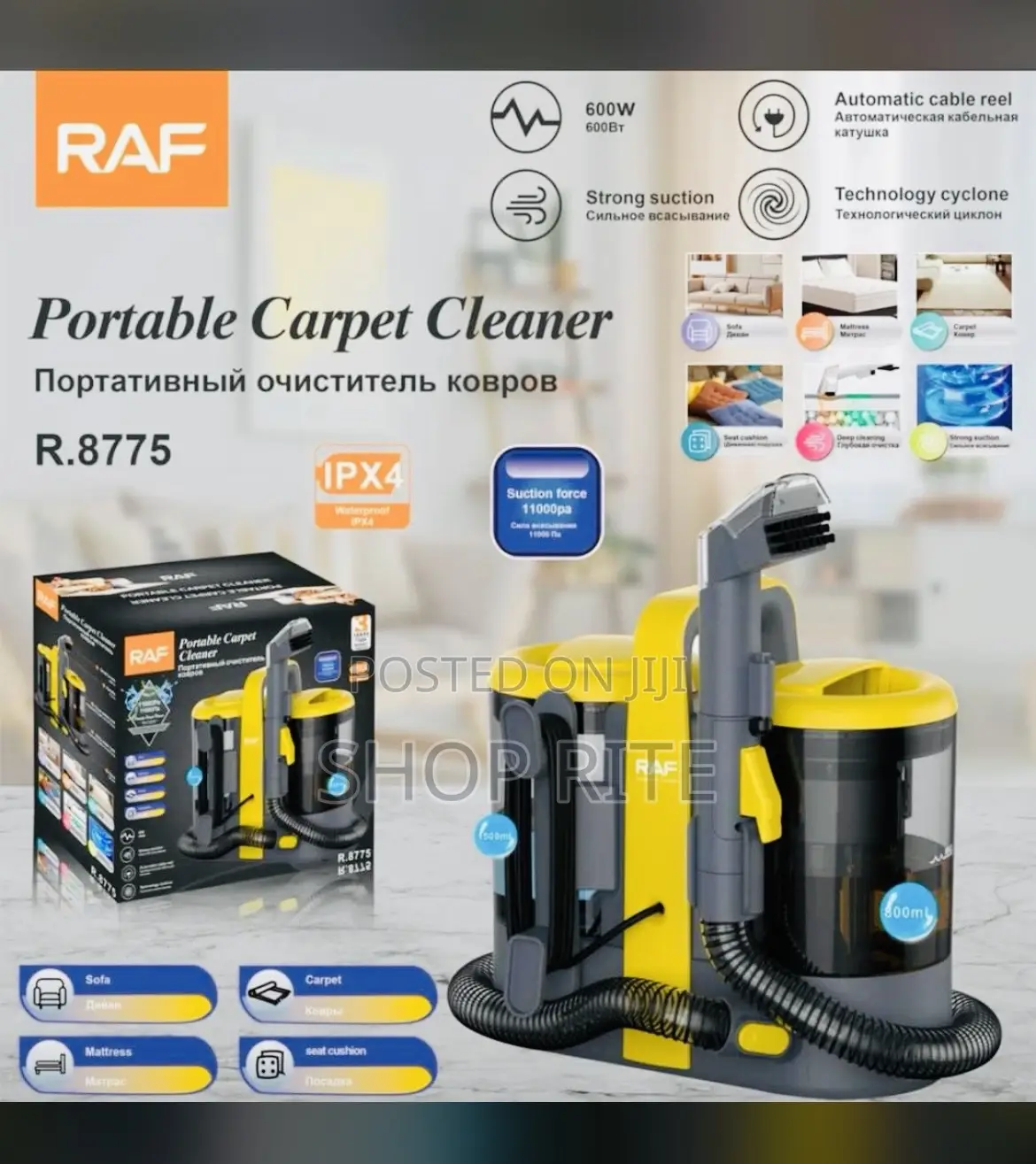 Raf Portable Carpet Cleaner