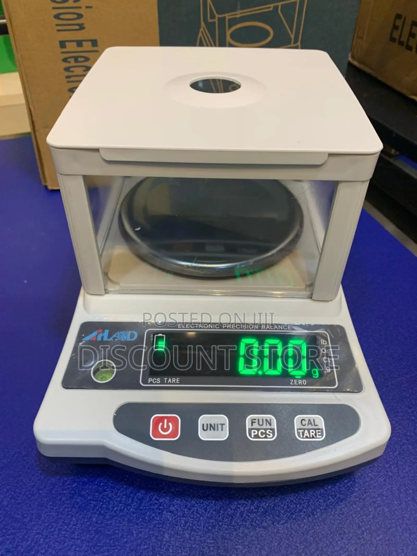 Gold Weigh Scale 3000g Laboratory Weighing Scales