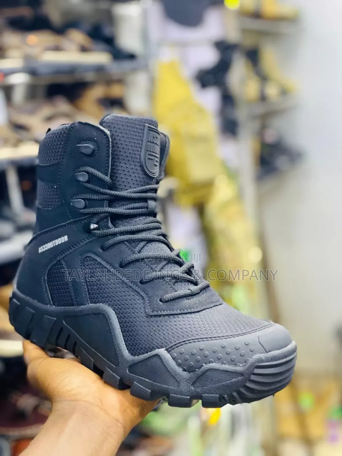 Soldier Tactical Military Boots Suede Leather Boots Combat