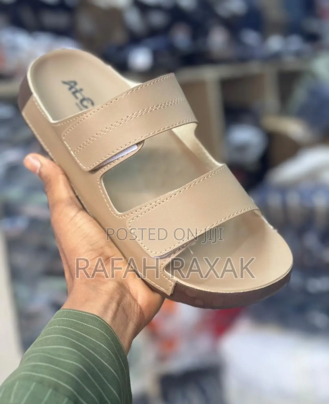 Men’S Classic Alc Comfortable Double Strap Sandals
