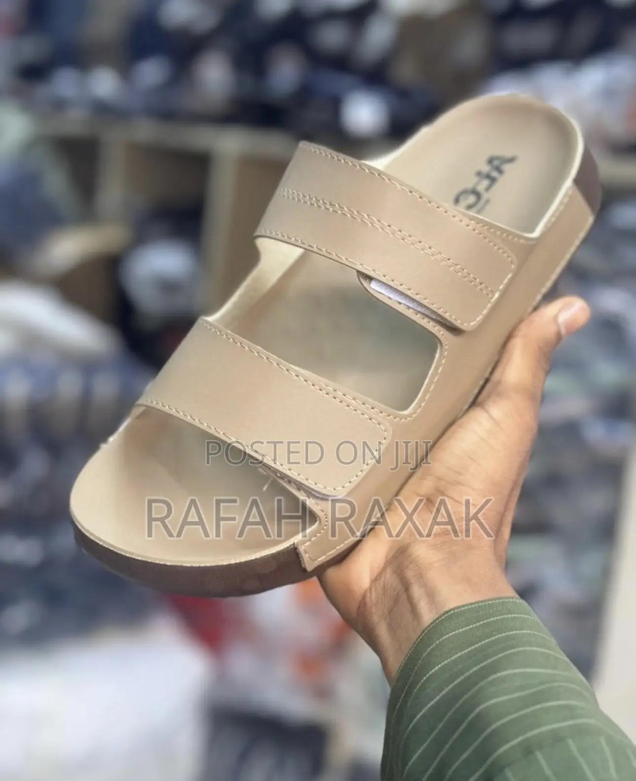 Men’S Classic Alc Comfortable Double Strap Sandals