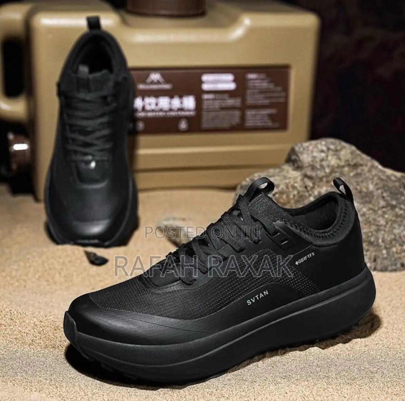 Original Men’S Triple Black Outdoor Trail Running Sneakers
