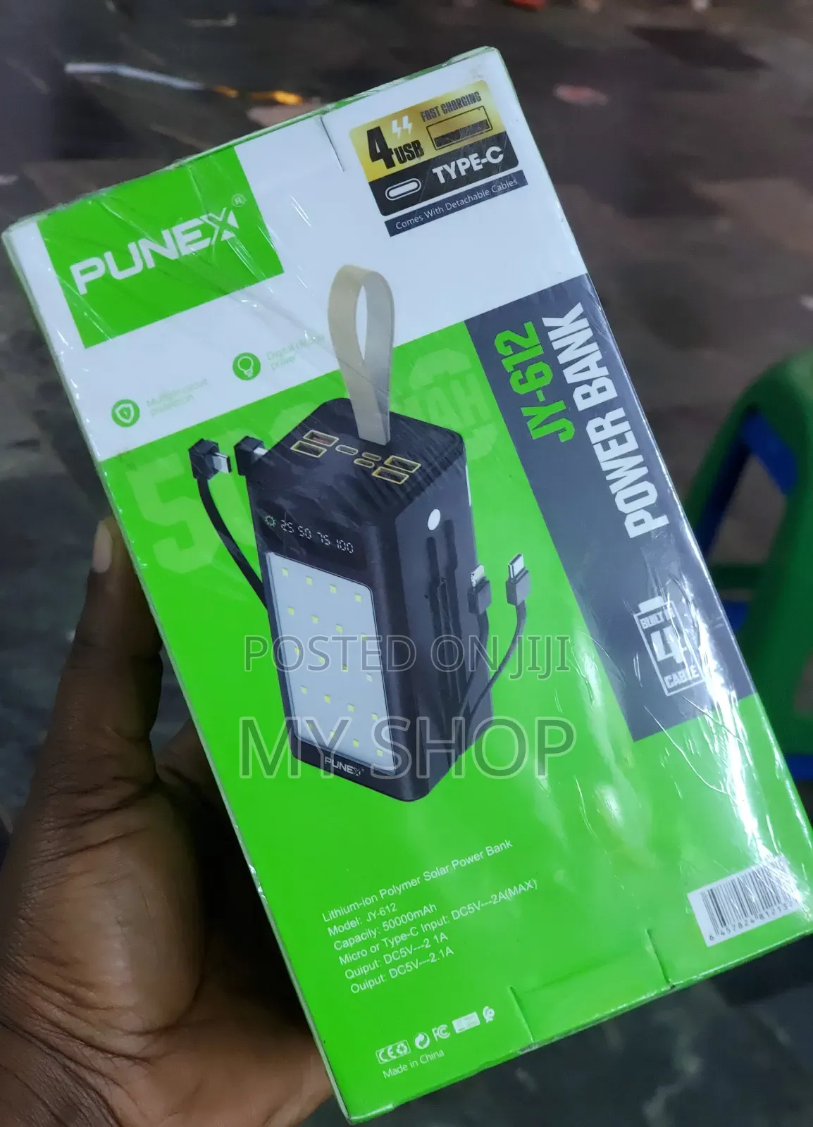 Solar and Electric Power Bank