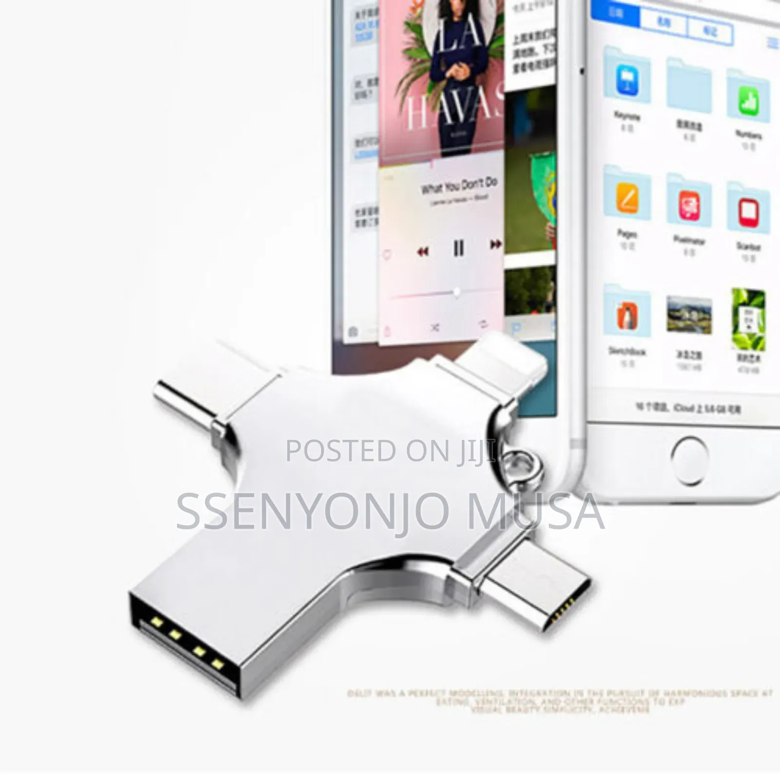 64gb 4in1 Flash Drive for Ios Pc -High-Speed Data Transfer