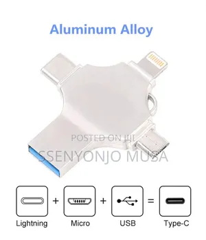 64gb 4in1 Flash Drive for Ios Pc -High-Speed Data Transfer
