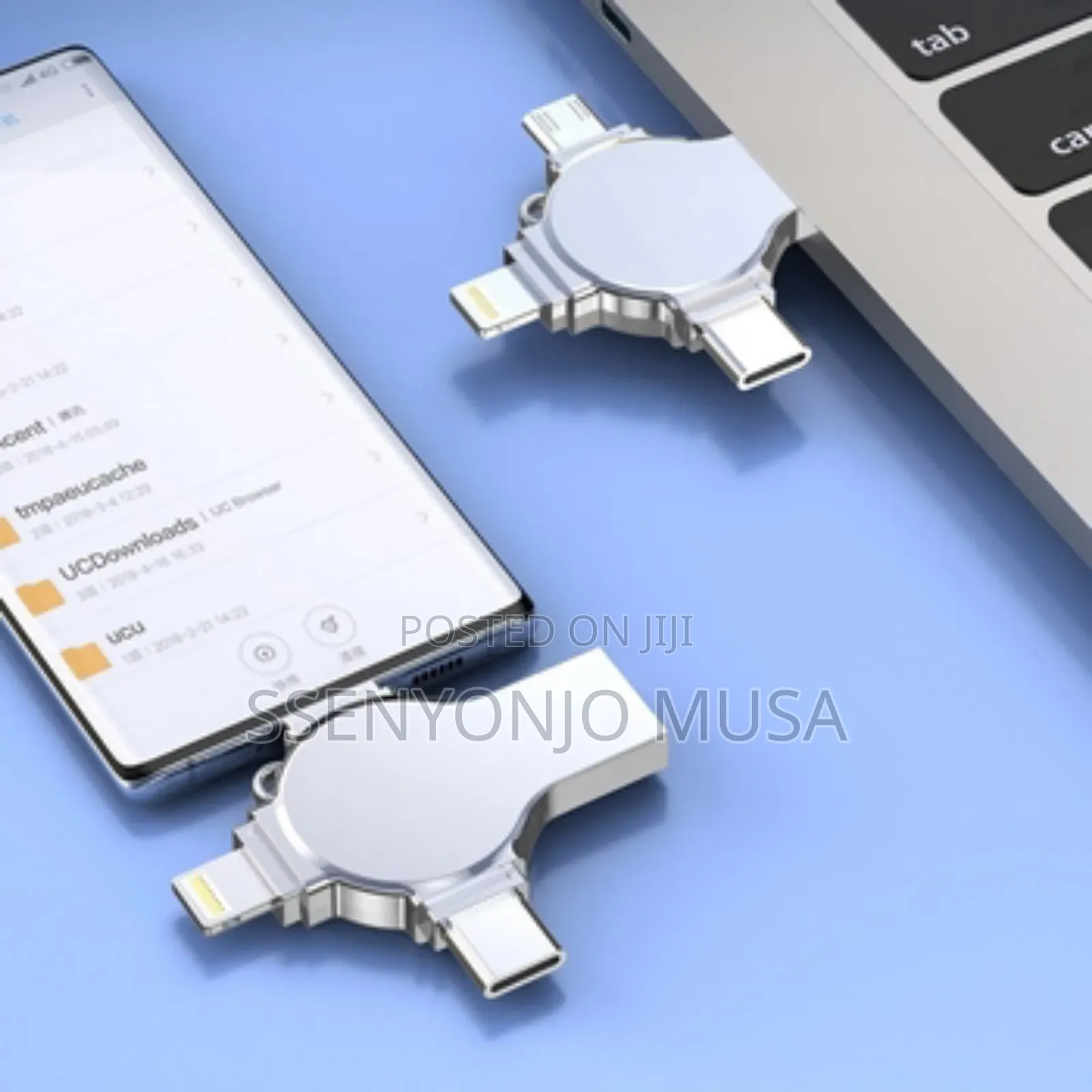 64gb 4in1 Flash Drive for Ios Pc -High-Speed Data Transfer