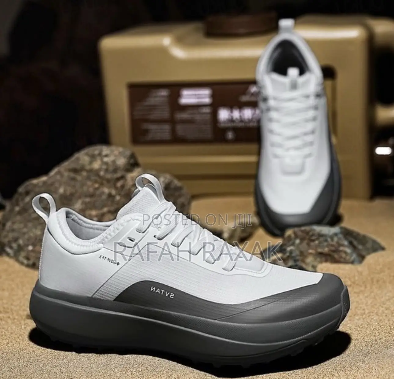 Original White/Grey Svtan Gore-tex Casual Running Sneakers