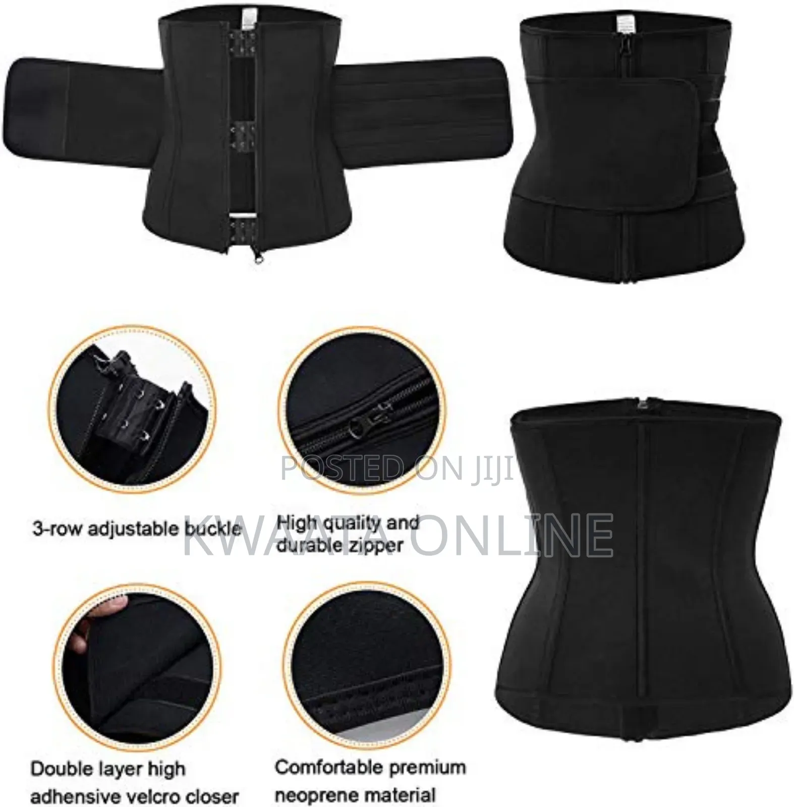 Women Waist Trainer Belt Tummy Workout Slim Belly Band