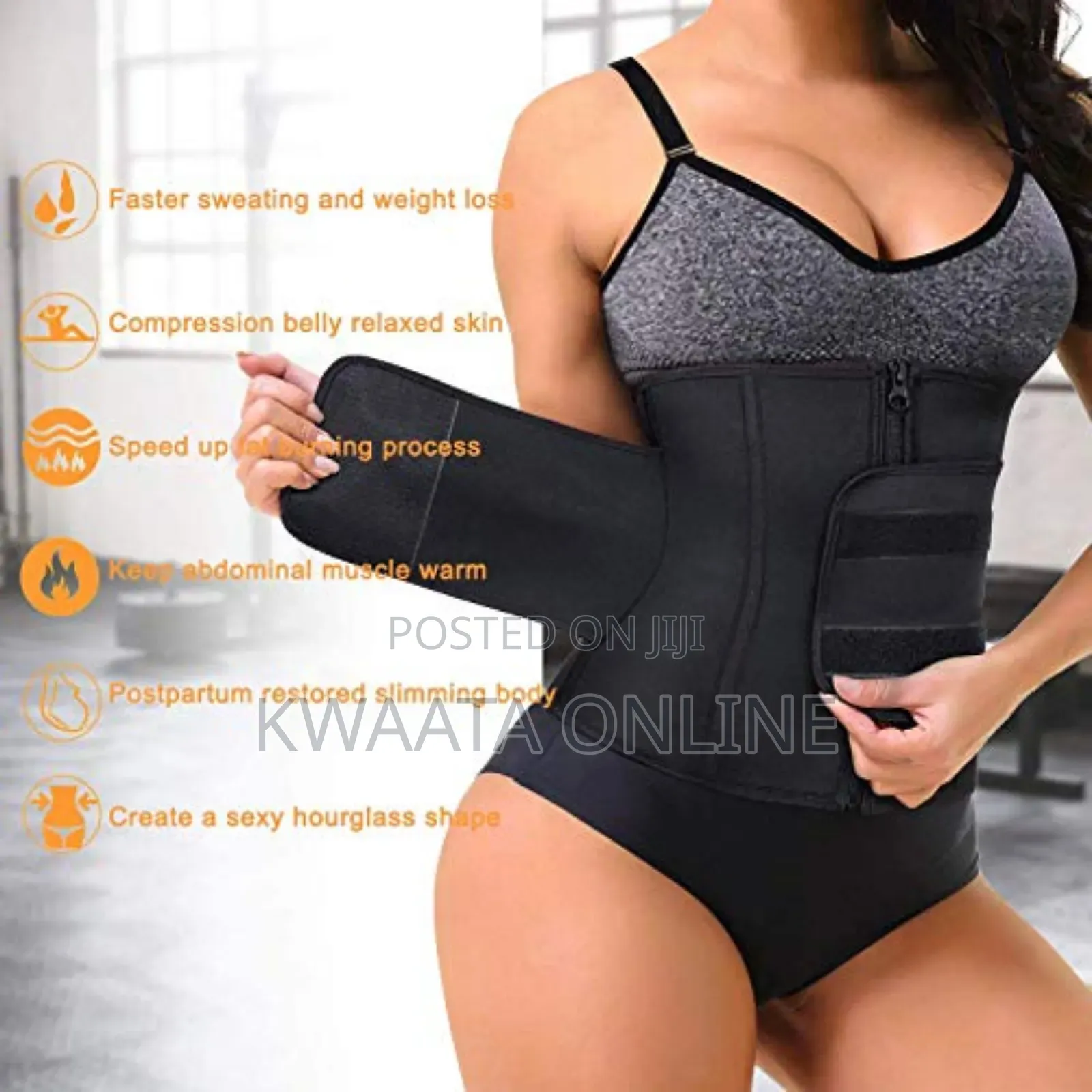Women Waist Trainer Belt Tummy Workout Slim Belly Band