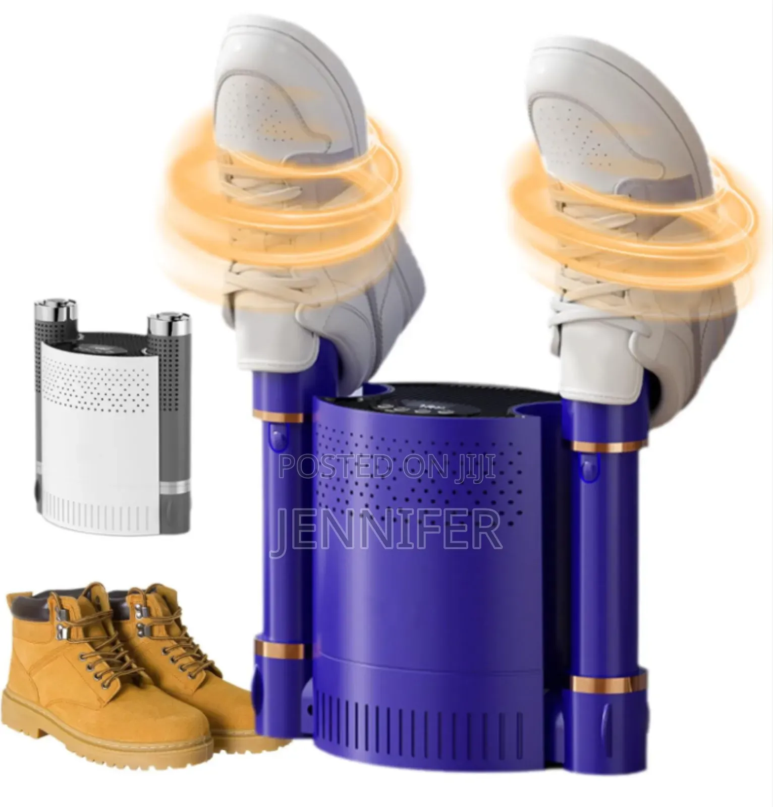 Electric Shoe and Boot Dryer With Smart Panel and Timer