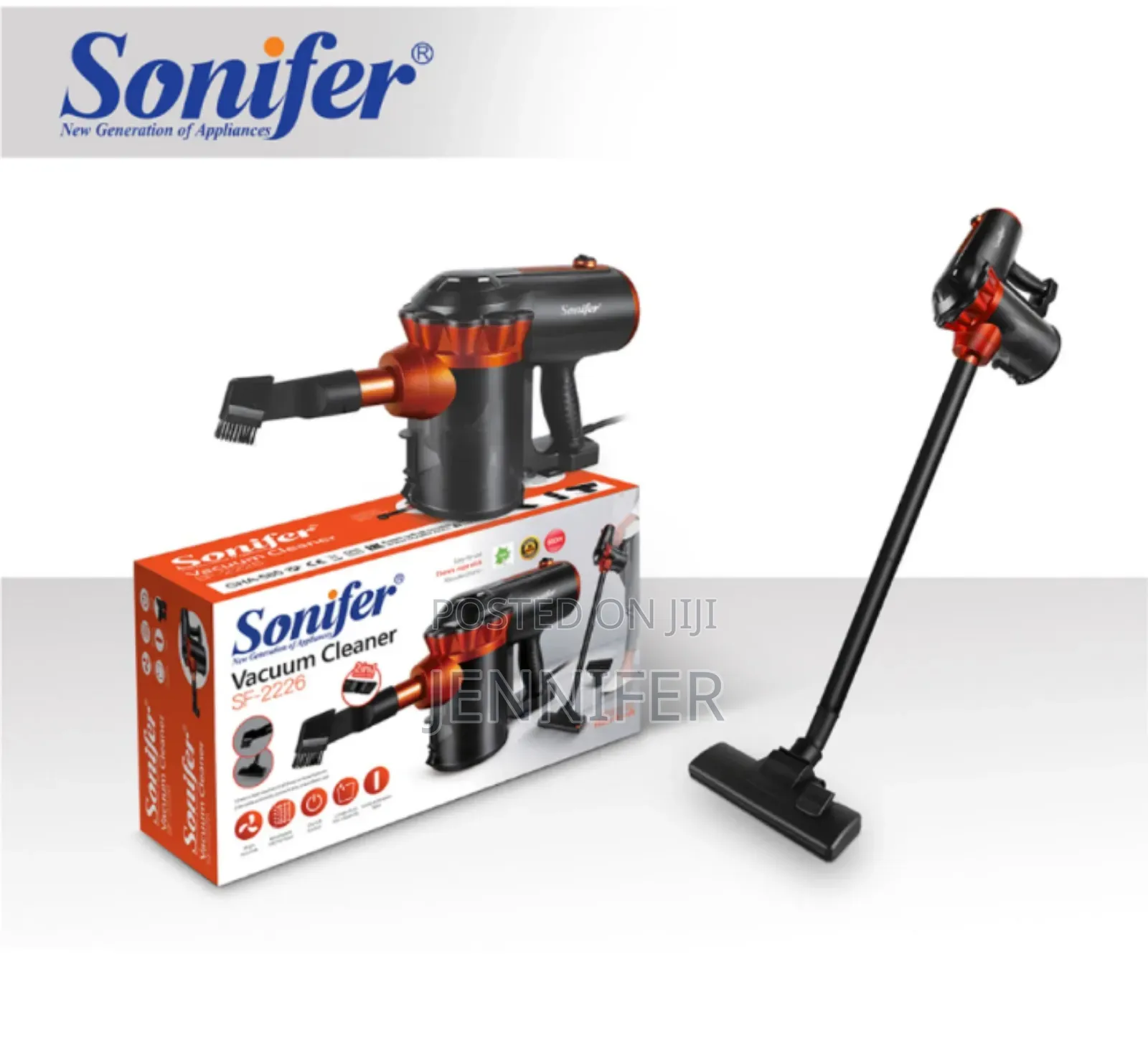 Sonifer 600w Vacuum Cleaner With Wire Cable Sf-2226