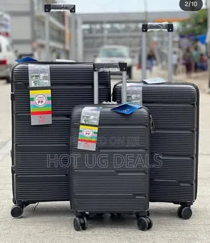 Set Of 3 In 1 Pure Rubber Unisex Waterproof Travel Suitcase