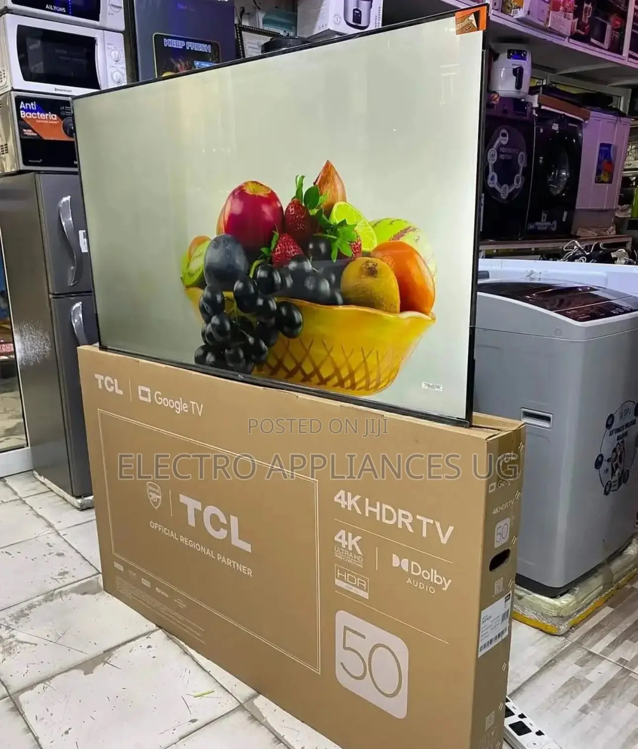 TCL 50” Uhd Smart Google Tv