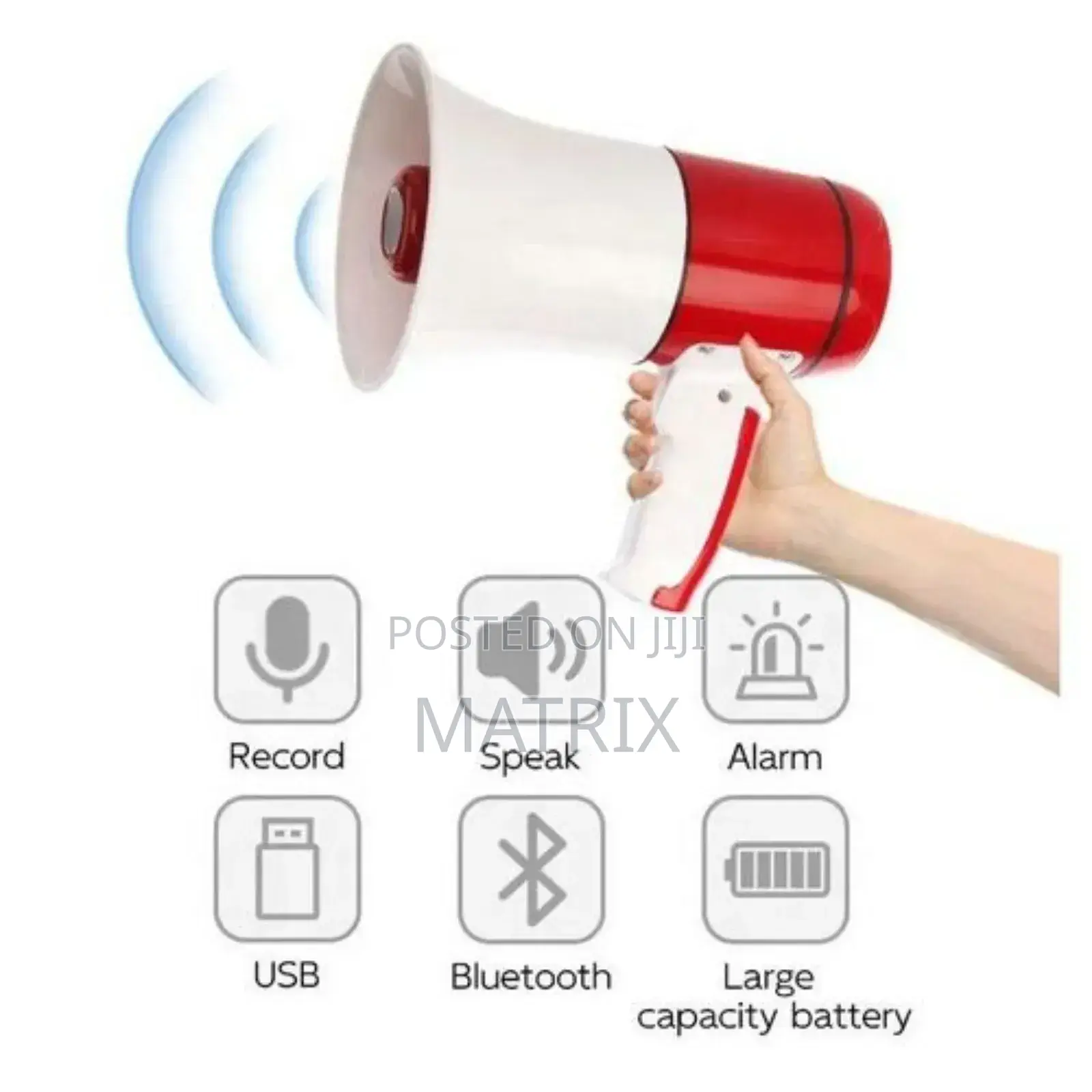 Loudspeaker Megaphone With Recording Reading - Mukalakasa