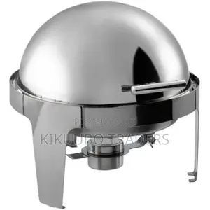 Round Dish Roll Top Food Buffet Warmer