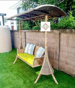 Photo - 2 Seats Patio Hanging Outdoors Swing Chair