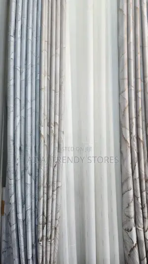Palm Leafy Curtains Per Metre