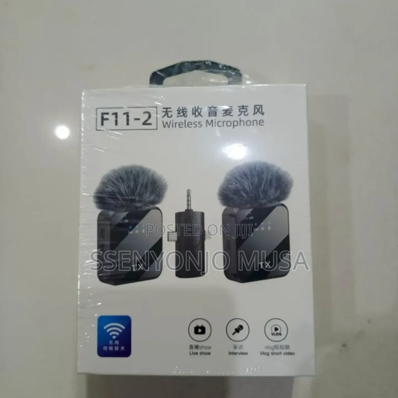 F11-2 3-in-1 Wireless Microphone With Noise Cancellation