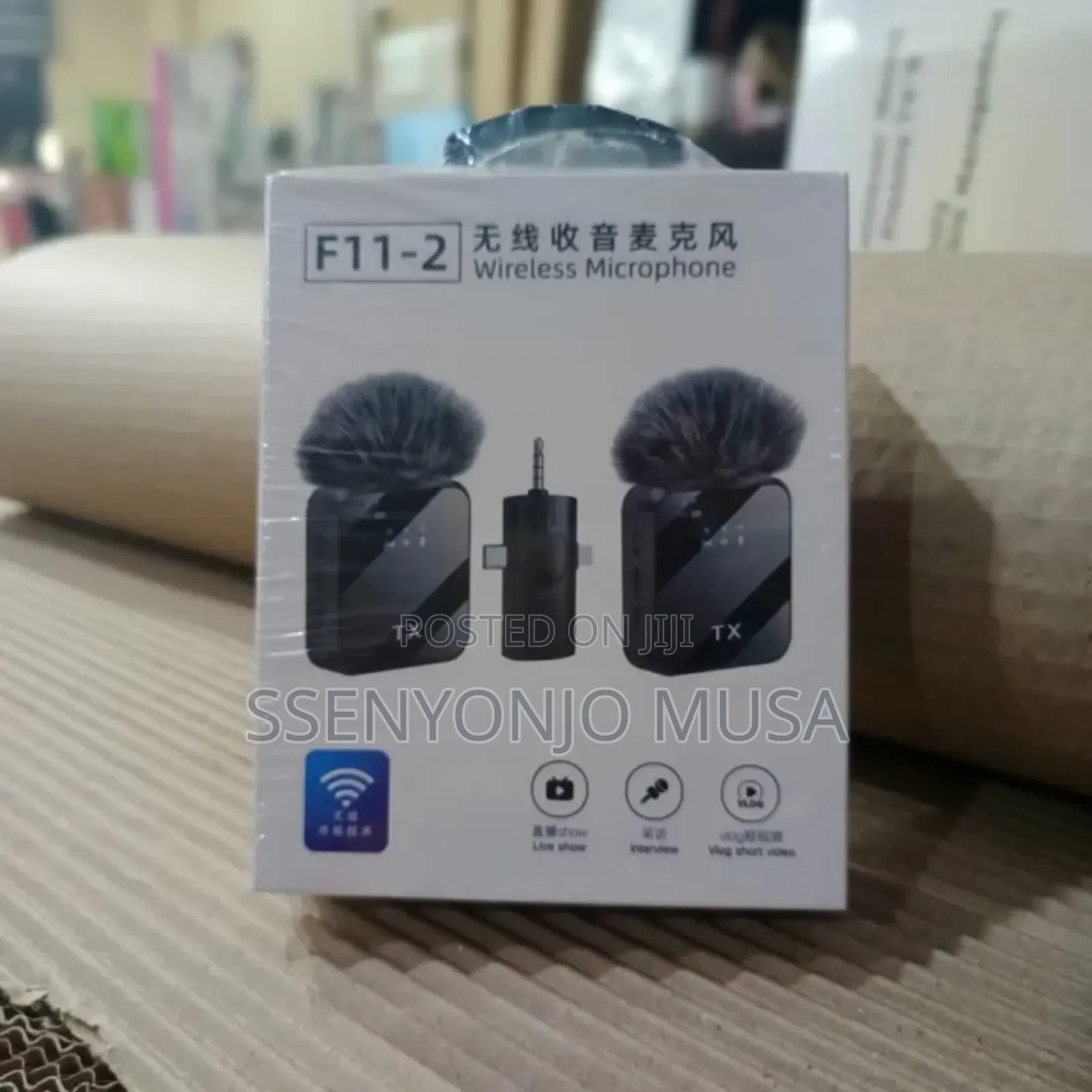 F11-2 3-in-1 Wireless Microphone With Noise Cancellation