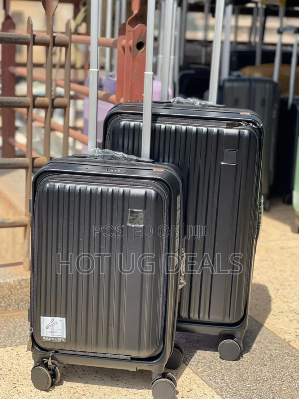 2pcs Set Of Two Crown Business Travel Hard Body  Suitcases