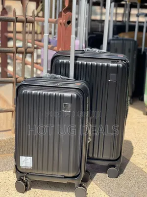 2pcs Set Of Two Crown Business Travel Hard Body  Suitcases