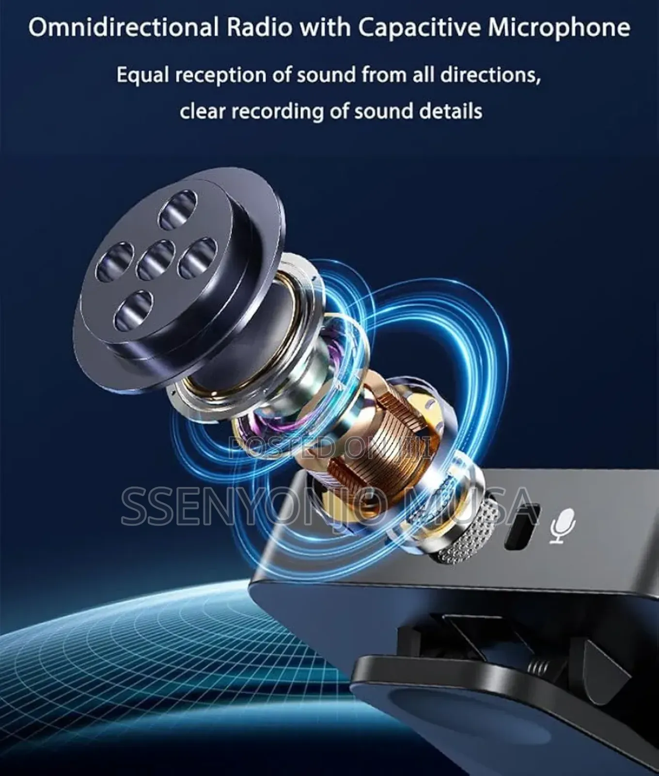 F11-2 3-in-1 Wireless Microphone With Noise Cancellation