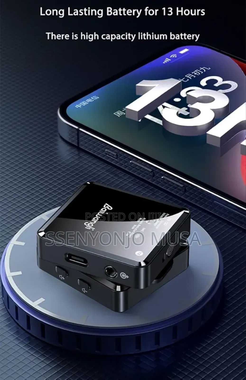 F11-2 3-in-1 Wireless Microphone With Noise Cancellation