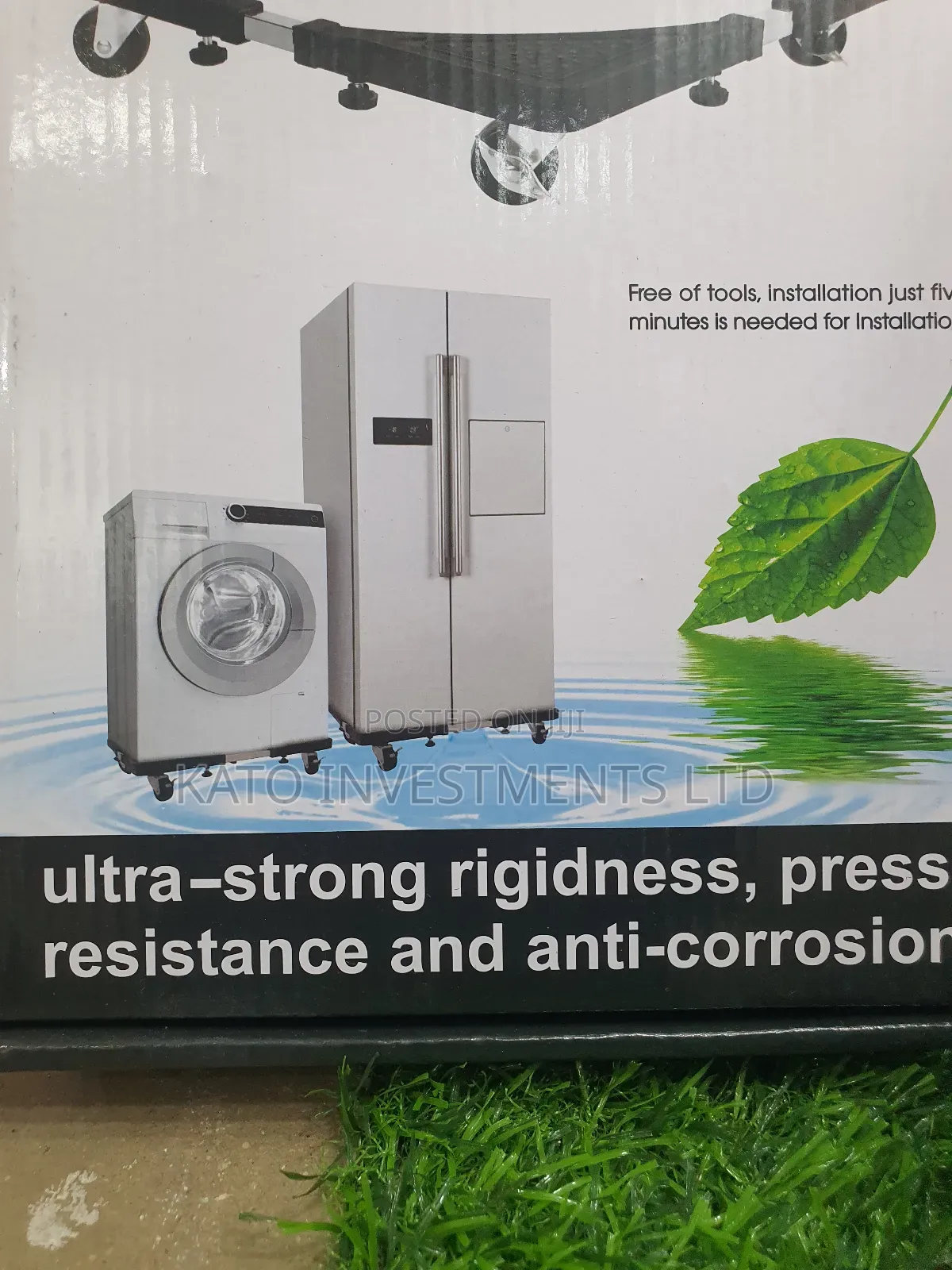 Adjustable Movable Pallet/Fridge And Washing Machine Stand