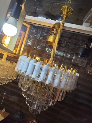 White and Golden Chandelier